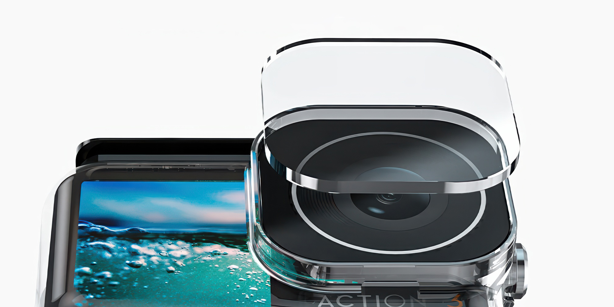 Obudowa wodoodporna Telesin OA-WTP-003 do kamer DJI Action 3 / 4 / 5 Pro